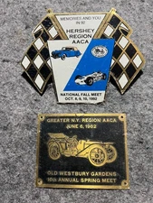 Hershey Region AACA and Greater NY Region AACA Plaques