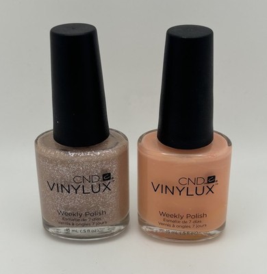 CND Vinylux Weekly Polish - Salmon Run And Fragrant Freesia 0.5 mL / 15 mL