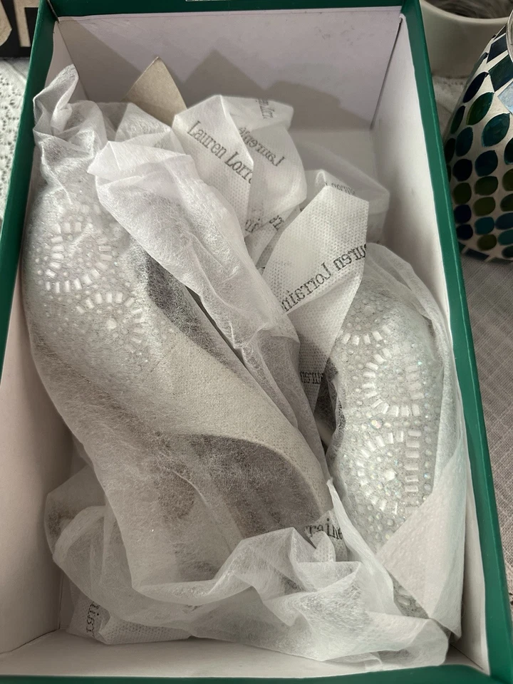 Women’s Silver Sparkley Heels Size 6 - Image 4 of 4