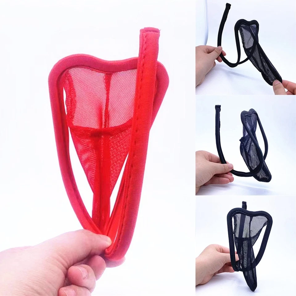 C-String Homme Slip String Solide Sous V��tement Lingerie Confortable - Photo 3/4