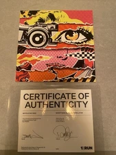 Shoot Now Ask Questions Later x Denial Blotter Art Print Signed Numbered COA