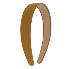 1 Inch Sueded Like Headband for Women Non Slip Fashion Solid Plain Hair Band