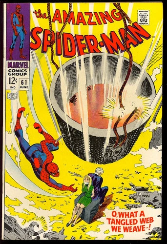 Amazing Spider-Man #61 Very Nice Silver Age Superhero Marvel Comic 1968 FN-VF
