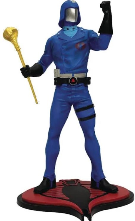GI Joe Cobra Commander Collectible PVC Statue | eBay