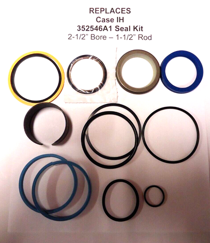 1340895C1 Case IH Loader Cylinder Seal Kit – 2” Bore, 1-1/2” Rod – Aftermarket Replacement