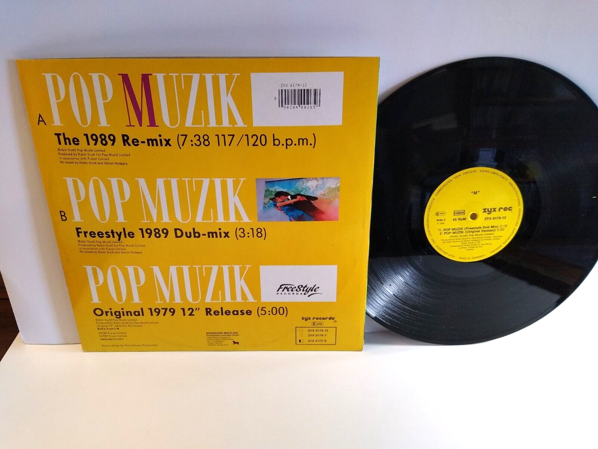 M Pop Muzik (The 1989 Re-Mix) Vinyl 12