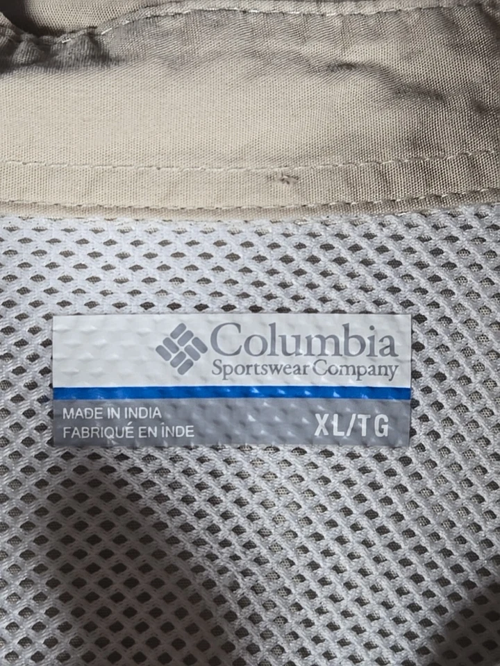 Equipo de pesca Columbia PFG Florida State Seminoles Performance talla XL crema caqui Foto 2 de 4