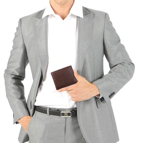 New Genuine Leather Mens Wallet ZIPPER Coin Purse Vintage Retro Style - Picture 10 of 10