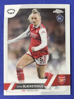 Stina Blackstenius 2022-23 Topps Chrome UEFA Women's UWCL Rookie #25 ARSENAL