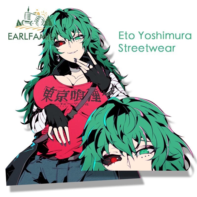 EARLFAMILY 5.1” Eto Yoshimura Peeker Car Sticker Anime Tokyo Ghoul