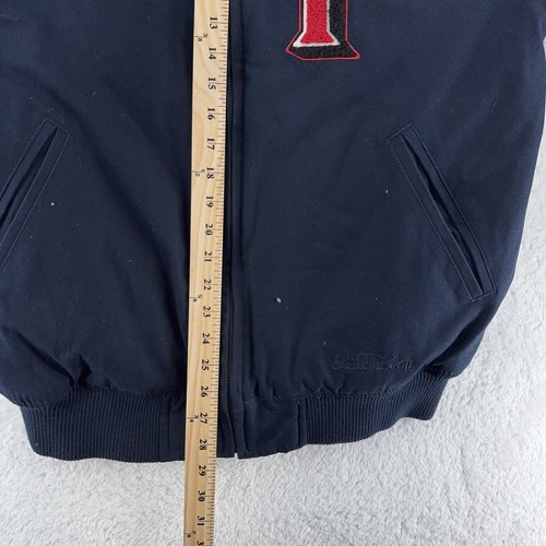 MORTAL SQUADRON PILOTS STALL & DEAN QUILTED JACKET FITS LIKE LARGE varsity - Picture 6 of 7