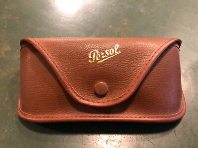 Étui à Lunettes PERSOL Vintage - Boîte Rare Noire Unisexe - Occasion