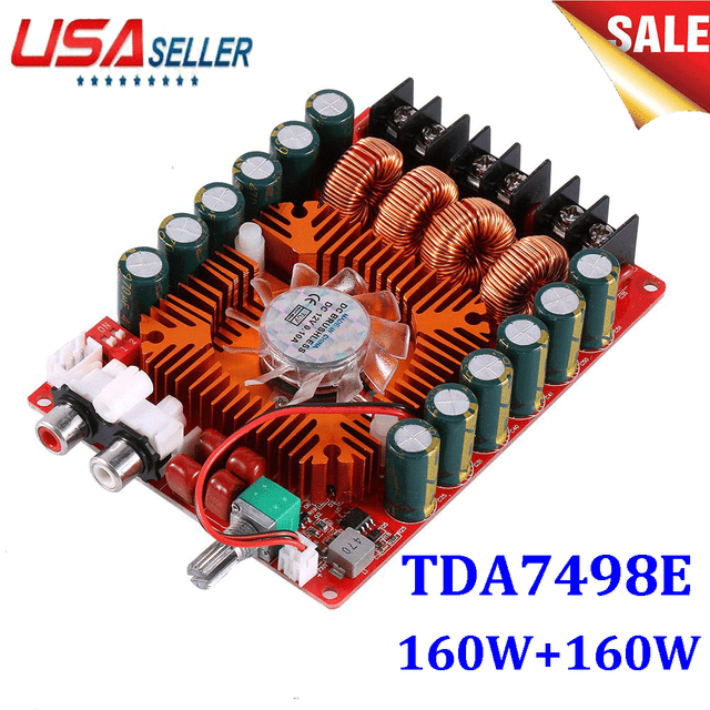 TDA7498E 160W*2 Audio Digital Power Amplifier Board Mini Stereo 2 Channel Amp
