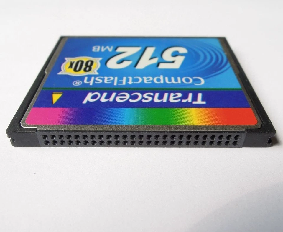 Transcend 512MB Compact Flash CF Industrial 512M Memory Card 100% Genuine 80X - Image 4 of 4