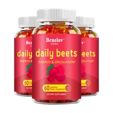 Daily Concentrated Beet Root Gummies,Circulation Support,Nitric Oxide Booster