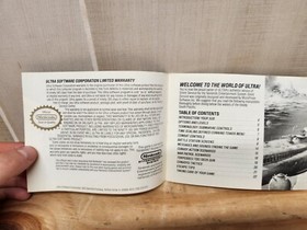 Silent Service NES AUTHENTIC ORIGINAL INSTRUCTION BOOKLET MANUAL ONLY NO GAME 