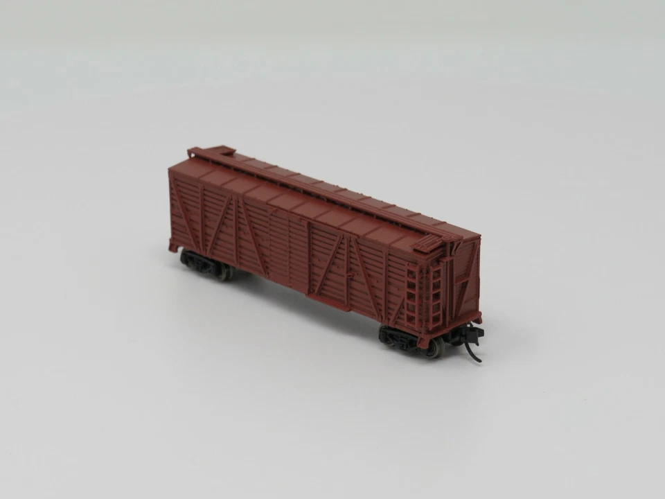 Broadway Limited 3580 Unlettered Brown K7A Stock Car Sheep Sound N Scale  - Image 2 of 4