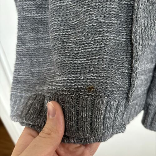OSKA Cardigan Silver Grey Button Rolled Hem Size 3 Regular Fit Women’s - Picture 6 of 11