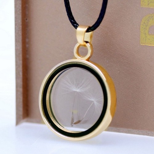 Wish Gold Glass Magic Wishing Locket 