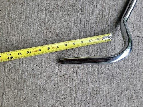1959 Raleigh Rudge BSA Bike Handle Bars Metal Grips Handlebars - Picture 8 of 8