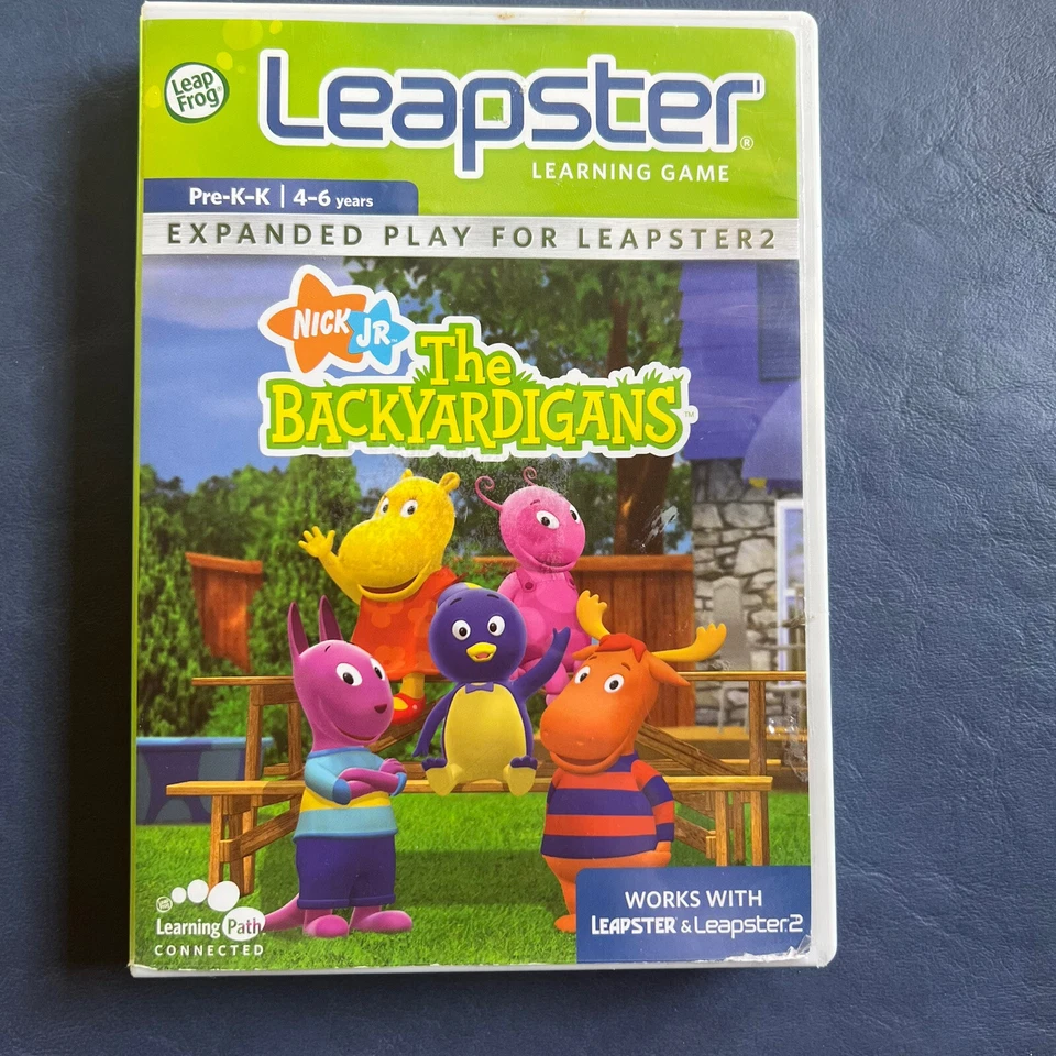 Lot 3 LeapFrog Leapster 1 & 2 The Backyardigans, Digging Dinosaurs , Toy Story 3 - Image 2 of 4