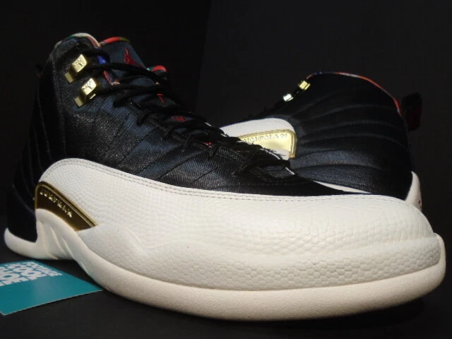 NIKE AIR JORDAN XII 12 RETRO CNY CHINESE NEW YEAR BLACK PLAYOFF
