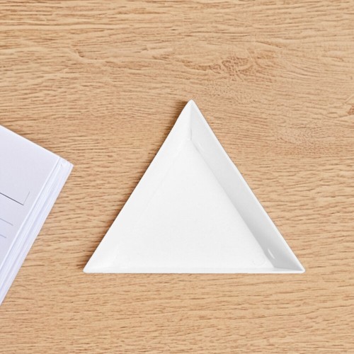 120 PCs Triángulos Plástico Blanco -Placas Clasificadoras para DIY -Arte- y - Imagen 5 de 12