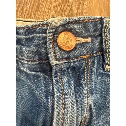 Gap blue jeans denim Union Jack flag London sz 4 - Picture 3 of 5