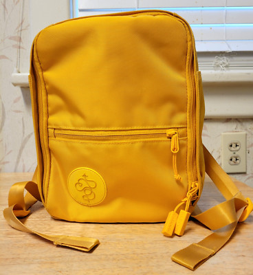 Baboon to the Moon Mini Backpack Canary Sunshine Yellow Cordura Zipper Pockets