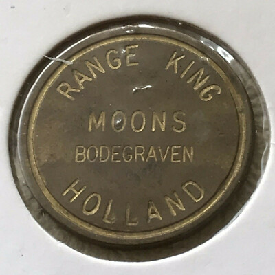 Automatic Token RANGE KING MOONS BODEGRAVEN HOLLAND für Golfball Spielautomat