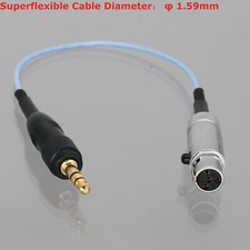 Mini XLR TA4F 4P Female to Push-Pull 3.5mm TRS Plug Cable Transmitter Body-Pack