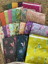 Tula Pink spirit animal  23 pc complete fqb 