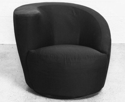 Vladimir Kagan Nautilus Swivel Lounge Chair
