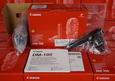 NEW Canon DM-100 Directional Stereo Microphone for VIXIA Camcorders IN BOX FR/SH