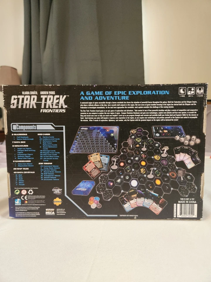 Star Trek: Frontiers Board Game (2016) WizKids Vlaada Chvátil Complete No Insert - Изображение 2 из 4