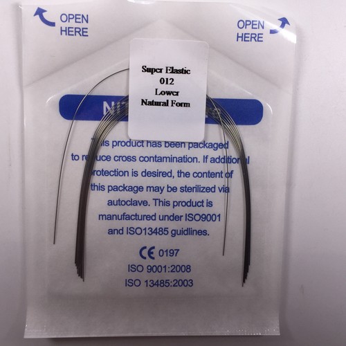 10pks Dental Orthodontic Niti Super Elastic Arch Natural Form Wires Round 12-20 - Picture 8 of 17