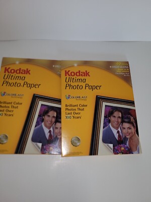 KODAK Ultima Photo Paper Colorlast High Gloss 8.5 x 11 - ~66 Sheets