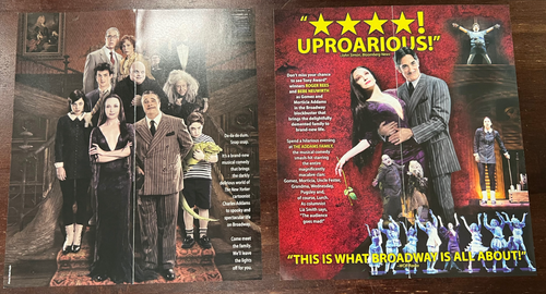 Addams Family Original Broadway 2010 Werbeflyer Nathan Lane Bebe Neuwirth - Bild 2 von 2