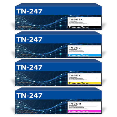 TONER Compatible with BROTHER TN-243CMYK TN-247 MFC-L3750 DCP-L3510 HL-L3210CDW