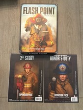 Flash Point Fire Rescue Board Game Lot + 2 Ex...