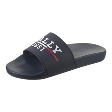 Bally Samuel Rubber Slide Sandals, Navy Blue Men  s Size 9 US / 42
