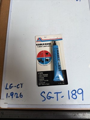 AGS KABLE-Ease Cable Lubricant - MZ-4H, Vintage NOS New In Sealed Package  USA