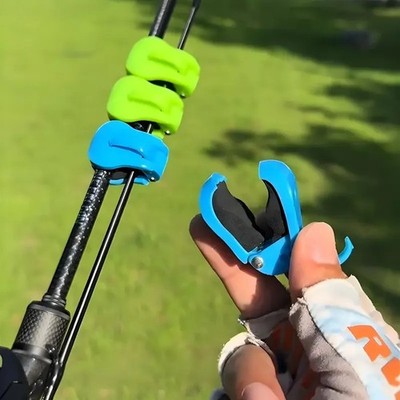 2 Stück Angelruten Clip Halter Schnellbefestigung Rutenaufbewahrung Organizer ABS UK