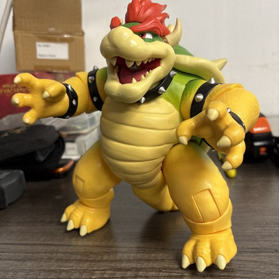 #ad Nintendo The Super Mario Bros. Movie Bowser Figure with Fire Breathing Effect $20.00