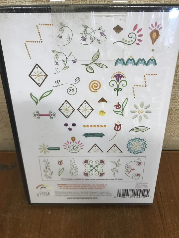 NEW - Amazing Designs - Nancy Zieman Floral Boutique Collection 1 (CD-ROM, 2005) - Image 3 of 4