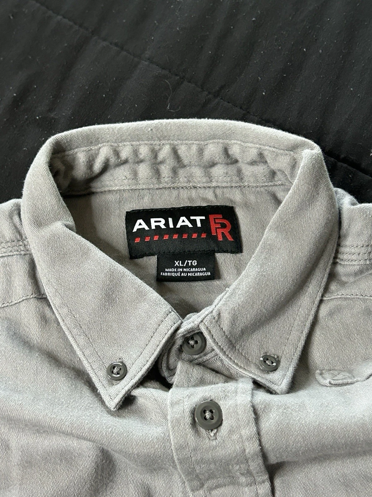 RETIRED Ariat Shirt Mens XL Beige Button Down Housework Chores