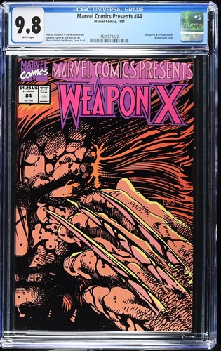 Marvel Comics Presents 84 CGC 9.8 White Pages BWS Classic Wolverine Cover - Picture 1 of 6