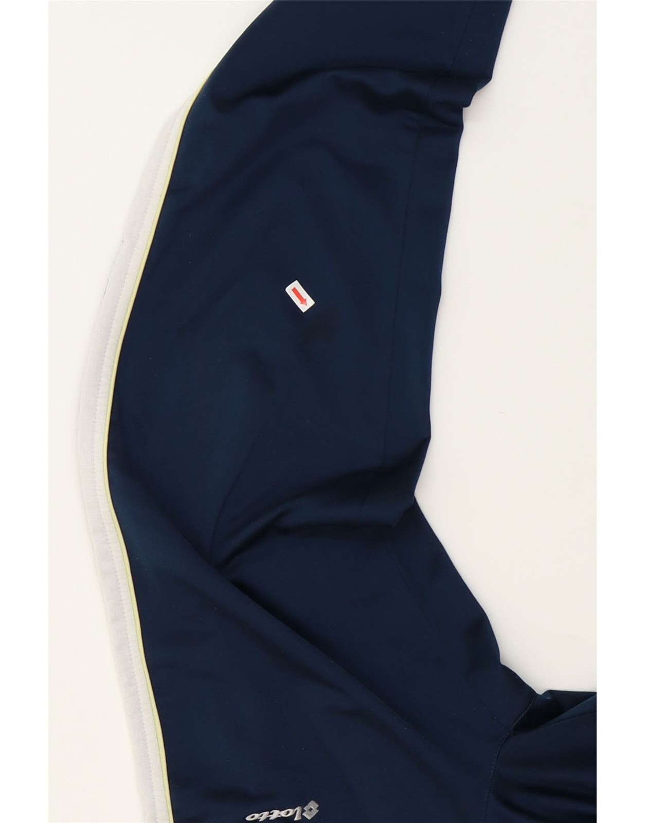 LOTTO Womens Graphic Tracksuit Trousers UK 12 Medium Navy Blue Colourblock DB05 image 3