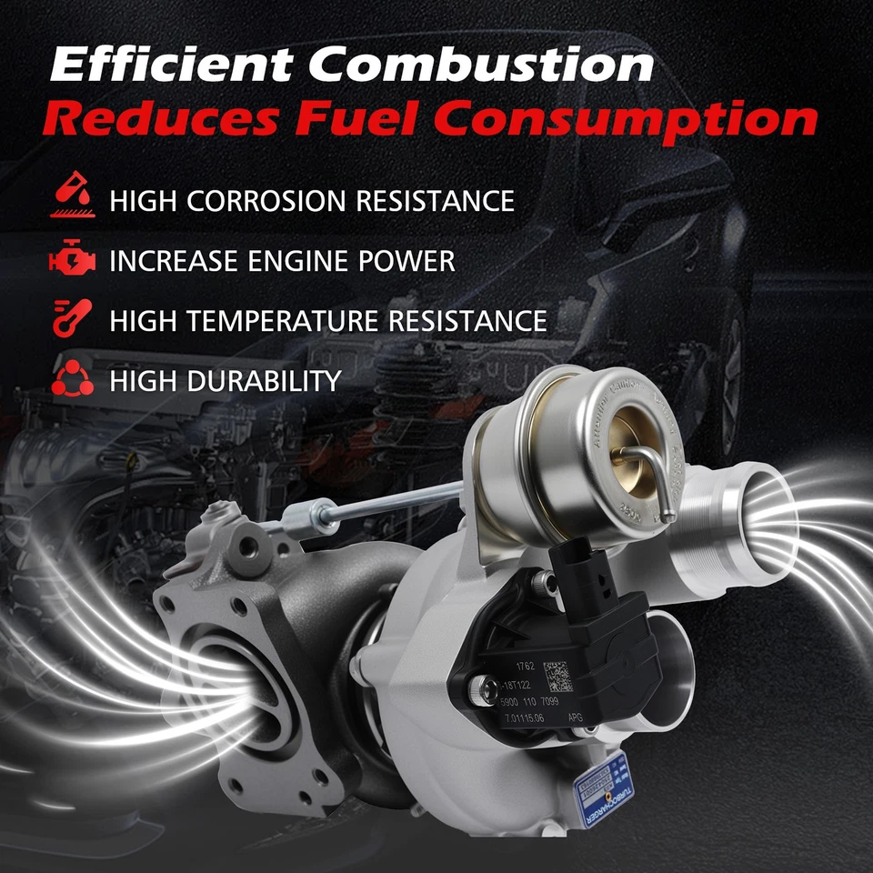 Upgrade Turbo Billet Turbocharger for Mini Cooper S R55 R56 R57 1.6 EP6DTS 11-16 Foto 2 de 4