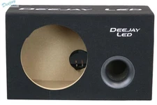 DEEJAY LED Well-Made Single Empty Ported Car Speaker Box for 9-in Diameter Hole